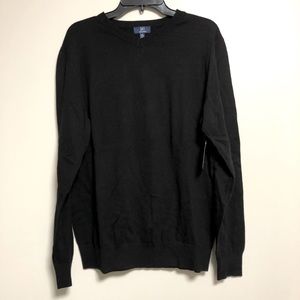 Black V-neck Sweater